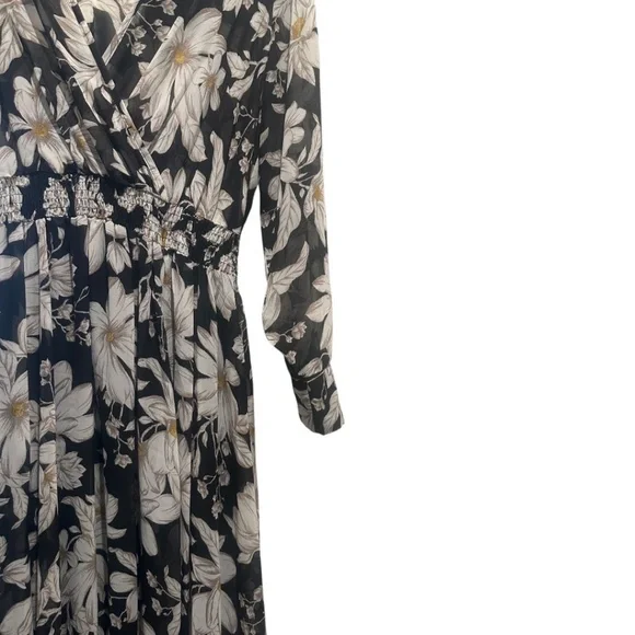 Kate and Lily Floral Maxi Dress V-neck